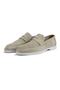Ante Suede Genuine Leather Men's Casual Shoes Loafers Sand Beige