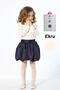 Girl's Ecru Thin 20 Den Banana Pantyhose G120-ecru