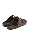 Roma Anatomical Adjustable Velcro Men's Slippers Brown - 5