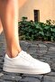 Manhattan White Thick Soled Casual Sneakers - Benjamin - 5