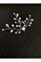 Completely Handmade, Stylish and Elegant Wedding and Engagement Bridal Crown and Hair Accessory with Crystal Stones - 2