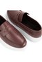 Trim Genuine Leather Men's Casual Shoes Loafer Shoes, Lightweight Shoes, Summer Shoes Brown - 4