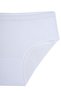 Pack of 6 Women's White 100% Cotton Soft Breathable High Waist Bato Panties - 3