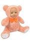 Halley Cute Real Baby Face Orange Bear 30 Cm