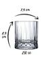Glass 68174 Wayne Crystal Glass and Stainless Set 8 Pieces - 2