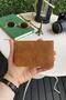 Lima - Genuine Leather Tan Card Holder & Business Card Holder, 15 Card Capacity, High Level Hand Workmanship - 2