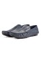 Attic Genuine Leather Men's Casual Shoes, Rok Loafer Shoes Navy Blue