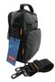 Ççs 31249 Crossbody Messenger Bag with Tablet Compartment Gray - 2