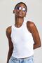Women's Halter Neck Ribbed Crop Blouse - 2