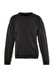 Anthracite Crew Neck Oversize Fit Knitwear Sweater Tmnaw22Kz0146 - 8