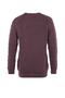Gül Kurusu Casual Unisex Regular Fit Yünlü Bisiklet Yaka Saç Örgü Detaylı Triko Kazak TMNAW22KZ2059 - 11