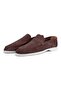 Facile Suede Genuine Leather Men's Casual Shoes Loafer Shoes Brown