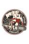 Vintage Style 10x10 Cm Motorcycle Helmet Laptop And Auto Sticker
