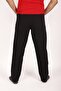 Unisex Raw Cloth Summer Comfortable Black Linen Trousers - 3