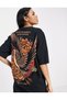 Unisex The Sky Oversize T-shirt Black - 3