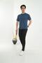 Father King Size Collar Pocket Plain Model Single Color T-Shirt - 5