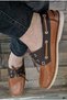 Thermo Sole Genuine Leather Laced Classic Casual Shoes - 3