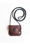 Kayi Quadrilateral Cevşen Prayer Pendant Amulet Brown Genuine Leather