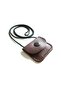 Kayi Quadrilateral Cevşen Prayer Pendant Amulet Brown Genuine Leather - 2