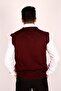Men's V-Neck Wool Knit Fine Knitwear Sweater - 3