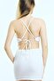 Alaçatı Model Summer Mini Dress - White - 2