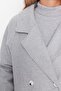 Gray Wool Melton Coat TWOAW21KB0017 - 4