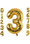 Number Goal Foil Balloon 34'' Inc 76 Cm