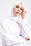 Cmzcollection شال أبيض ممشط - 2