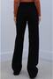 Women's Non-Fading Black High Waist Wide Leg Jeans - 5