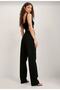 Elena X 90's Black Casual Palazzo Wideleg Jean Power Lycra Women's High Waist - 3