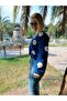 Hand Knitted Floral Crop Women's Cardigan - 2