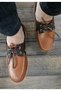 Thermo Sole Genuine Leather Laced Classic Casual Shoes - 6