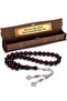 Father is Like a Plane Tree Mosaic Powder Amber Prayer Beads in Wooden Box