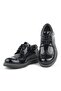 Unisex Kids Black Oxford Lace-up Shoes