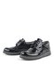 Unisex Kids Black Oxford Lace-up Shoes - 3