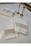 Gold Embroidered Model Embroidered Duvet Cover Set Consists of 6 Pieces.. - 2
