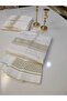 Gold Embroidered Model Embroidered Duvet Cover Set Consists of 6 Pieces.. - 6
