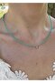 Turquoise Eye Sand Bead Necklace - 2