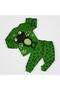 Unisex Baby Frog Printed Children's Pajama Set 100% Cotton - 2