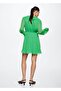 Ruffled Woven Dress - 4