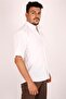Men's Short Sleeve White Classic Shirt - 2