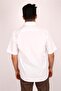 Men's Short Sleeve White Classic Shirt - 3