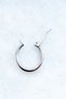 Hoop Earrings 316l Stainless Tarnish Stainless Steel Earrings Silver Gray Color Diameter 20 Mm Pair Sold - 4