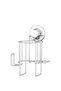 Chrome Dm262 - Vacuum Blow Dry Holder & Blow Dry Hanger - 3