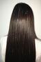Gray Color Glitter Side Hairpiece/Hair Tinsel (50 cm)