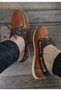 Thermo Sole Genuine Leather Laced Classic Casual Shoes - 2