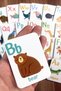 Wooden English Alphabet Cards - Alphabet English Educational Set English Learning Cards - 2