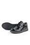 Unisex Kids Black Oxford Lace-up Shoes - 5