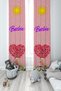 Baby and Children's Room Barbie Two Wing Background Curtain Mkt-301