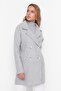 Gray Wool Melton Coat TWOAW21KB0017 - 3